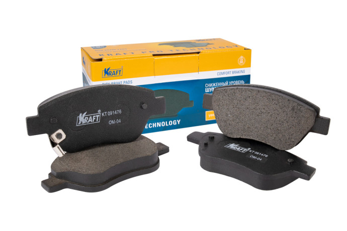 Колодки дисковые передние Fiat Doblo Cargo (00-10) / Opel Corsa (06-14), OBERKRAFT купить недорого с доставкой в Новосибирск