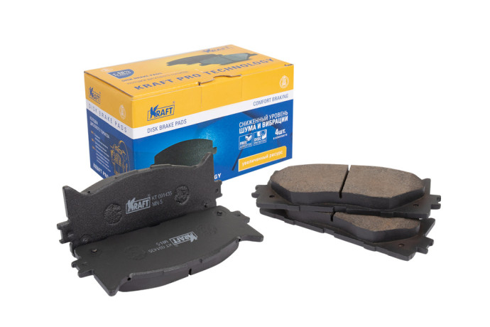 Колодки дисковые передние Toyota Camry (V40) (06-) 2.0-3.5 / Lexus ES350 (07-) 2.5-3.5, OBERKRAFT купить недорого с доставкой в Новосибирск