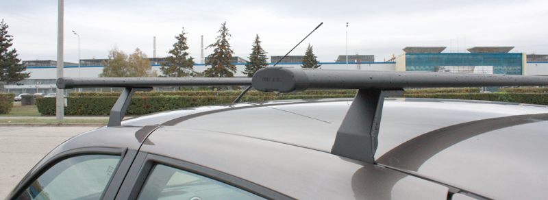 багажники аэро с креплением в штатные места для b@3 1117-1119 "l@da K@LIN@" чёрный купить недорого с доставкой в Новосибирск