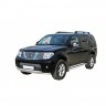 Защита порогов с алюминиевым листом (d63,5) для Nissan Pathfinder (2010-2014)(Окрашенное) купить недорого с доставкой в Новосибирск