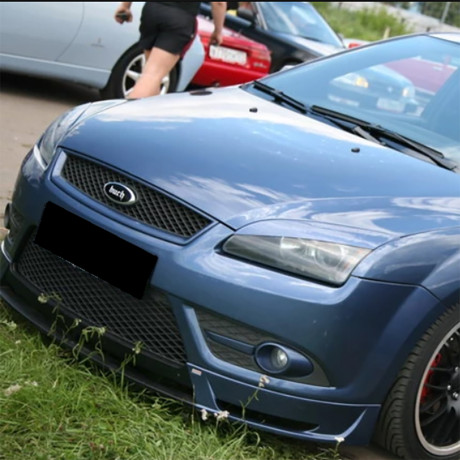 Накладка (юбка) переднего бампера "Sport" для бампера Кабри (стайлинг) Ford Focus 2 (2004-2008) купить недорого с доставкой в Новосибирск