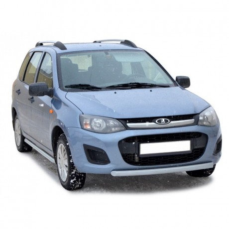 Защита порогов «Труба» для B@3 2192, 2194 "L@DA K@lin@ 2"(Окрашенное) купить недорого с доставкой в Новосибирск