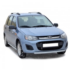 Защита порогов «Труба» для B@3 2192, 2194 "L@DA K@lin@ 2"(Окрашенное)