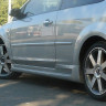 Накладки на пороги "Sport" для Ford Focus 2 (хэтчбэк) 3-5D (2004-2011) купить недорого с доставкой в Новосибирск