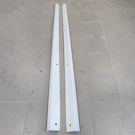 Накладки на пороги "ABT style" для Audi A8 (2012-н.в.) купить недорого с доставкой в Новосибирск