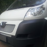 Защита радиатора "Standart" Peugeot Boxer (2006-2014) верх, хром купить недорого с доставкой в Новосибирск