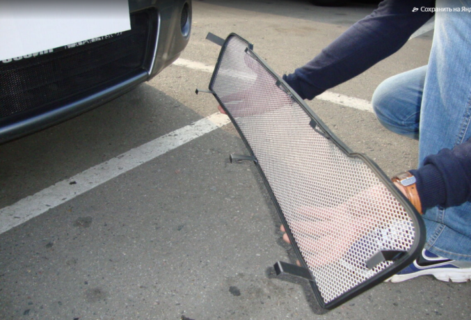 Защита радиатора "Standart" Volkswagen Caddy (2015-2020) низ, хром купить недорого с доставкой в Новосибирск