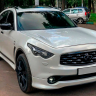 Накладки на фары (реснички) для Infiniti FX35 (2008-2012) купить недорого с доставкой в Новосибирск