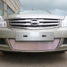Защита радиатора "Standart" Nissan Almera хром купить недорого с доставкой в Новосибирск