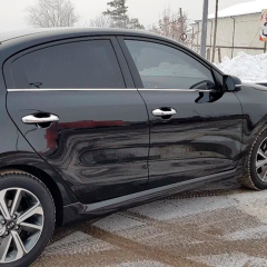 Накладки на пороги для KIA Rio IV (2016-2022)