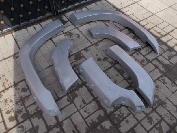 Расширители колесных арок стеклопластиковые для Nissan Patrol GR II (Y61) купить недорого с доставкой в Новосибирск