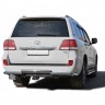 Защита заднего бампера «Каскад» для Toyota Land Cruiser 200 (2007-н.в.)(Окрашенное) купить недорого с доставкой в Новосибирск