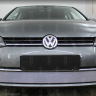 Защита радиатора "Standart" Volkswagen Golf (2016-2019) хром купить недорого с доставкой в Новосибирск