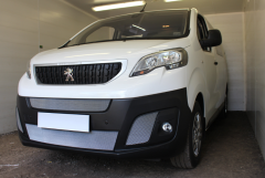 Защита радиатора &quot;Standart&quot; Peugeot Expert (2018-н.в.) боковая, хром