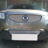 Защита радиатора "Standart" SsangYong Actyon C200 (2010-2013) верх, хром (кроме корейской сборки) купить недорого с доставкой в Новосибирск