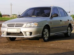 Накладки на пороги &quot;Demo&quot; Hyundai Accent