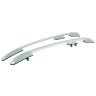 Рейлинги для Renault Logan (2014-н.в.) Серебристый пластик купить недорого с доставкой в Новосибирск
