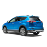 Защита заднего бампера двойная угловая d63/51мм (НПС) TOYOTA RAV4 (2016-2018 г.в.) купить недорого с доставкой в Новосибирск