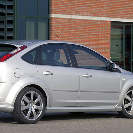 Накладки на пороги "MS" для Ford Focus 2 (2004-2011) купить недорого с доставкой в Новосибирск