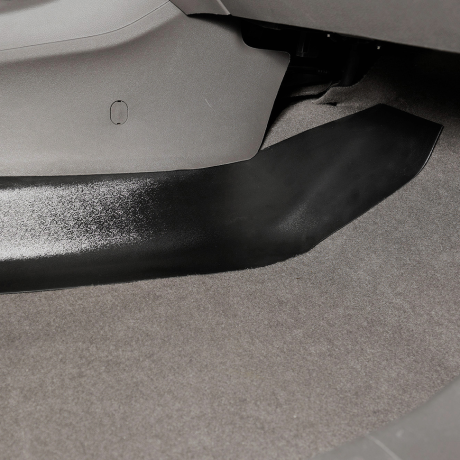 Накладки на ковролин тоннельные передние (2 шт) ЧЕРНЫЕ (ABS) CHEVROLET Cobalt (2019-н.в.) купить недорого с доставкой в Новосибирск