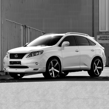 Молдинги на пороги "LX-Mode" для Lexus RX 350 (2008-2012) купить недорого с доставкой в Новосибирск