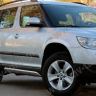 Накладки на пороги для Skoda Yeti (2009-2018)(на City не подходит) купить недорого с доставкой в Новосибирск