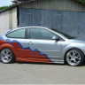 Накладки на пороги "Lord" для Ford Focus 2 (2004-2011) купить недорого с доставкой в Новосибирск