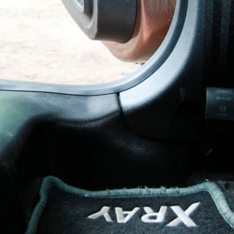 накладки на ковролин задние "артформ" для l@da XR@Y (2016-н.в.) (2 шт.) купить недорого с доставкой в Новосибирск