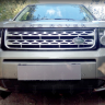 Защита радиатора "Standart" Land Rover Freelander II рестайлинг 2, бензин (2012-2014) чёрная купить недорого с доставкой в Новосибирск