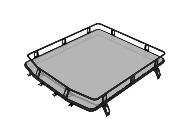 Багажник экспедиционный для B@3 2131, L@DA 4x4 5ДВ без поперечин и алюминиевым листом купить недорого с доставкой в Новосибирск