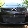 Защита радиатора "Standart" Mazda CX-7 (2006-2010) верх, чёрная купить недорого с доставкой в Новосибирск