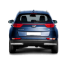 Защита заднего бампера угловая d63мм (НПС) KIA Sportage (2016-2018 г.в.) купить недорого с доставкой в Новосибирск