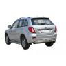 Защита заднего бампера «Труба» (d63,5) для Lifan X60 (2012-2015)(Нерж. Сталь) купить недорого с доставкой в Новосибирск