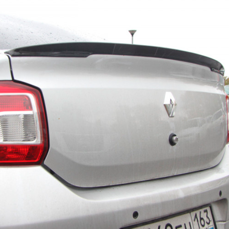 Спойлер - лип "АртФорм" для Renault Logan (в цвет автомобиля) седан (2014-н.в.) купить недорого с доставкой в Новосибирск