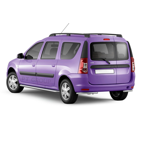 Защита заднего бампера угловая d51мм (НПС) L@DA L@ЯGUS (2012-н.в.) L@ЯGUS Cross (2015-н.в.) купить недорого с доставкой в Новосибирск