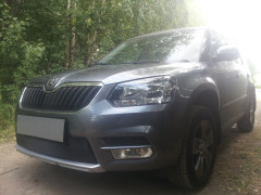 Защита радиатора "Standart" Skoda Yeti City (2013-2018) чёрная