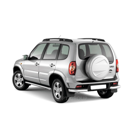 Защита порогов вогнутая d63мм (НПС) CHEVROLET Niv@ 2009-2020/ L@DA Niv@ 2020-/ L@DA Niv@ Travel 2021 купить недорого с доставкой в Новосибирск