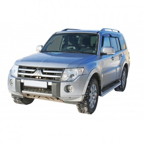 Защита порогов (d40) для Mitsubishi Pajero IV (2006-2011)(Окрашенное) купить недорого с доставкой в Новосибирск