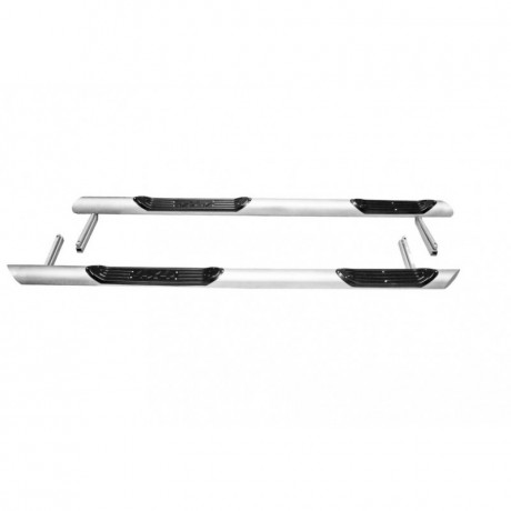 Защита порогов «Труба Люкс» с проступью B@3 2131 "L@DA 4x4" купить недорого с доставкой в Новосибирск