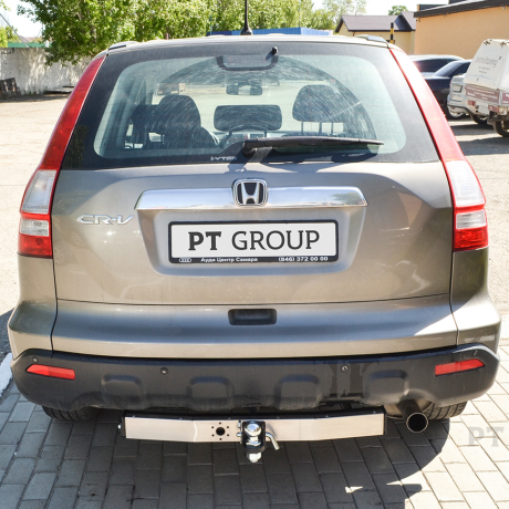 ТСУ /съемный квадрат/ с НЕРЖ накладкой HONDA CR-V 2007-2012 г.в. купить недорого с доставкой в Новосибирск