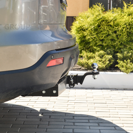 ТСУ /съемный квадрат/ с НЕРЖ накладкой HONDA CR-V 2007-2012 г.в. купить недорого с доставкой в Новосибирск