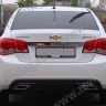 Диффузор заднего бампера var №2 (текстурный пластик) для Chevrolet Cruze (2008-2012) купить недорого с доставкой в Новосибирск