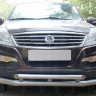Защита радиатора "Standart" SsangYong Rexton III (2012-2016) чёрная купить недорого с доставкой в Новосибирск