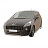 Защита порогов c алюминиевым листом (d63,5) для Peugeot 3008 (2010-н.в.)(Окрашенное) купить недорого с доставкой в Новосибирск