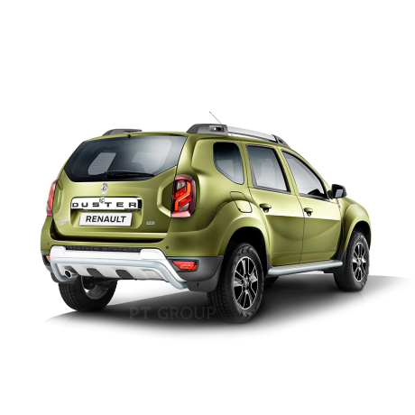 Защита порогов с алюм. площадкой d51мм «Эстонец» ИСКРА (ППК) Renault Duster (2012-2020), Nissan Terrano (2014-н.в.) купить недорого с доставкой в Новосибирск