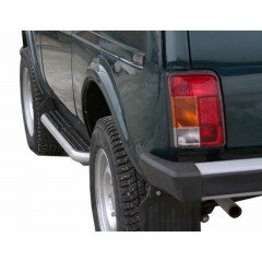 Защита порогов с пластиковой накладкой B@3 21214 "L@DA 4х4", L@DA 4x4 Urban