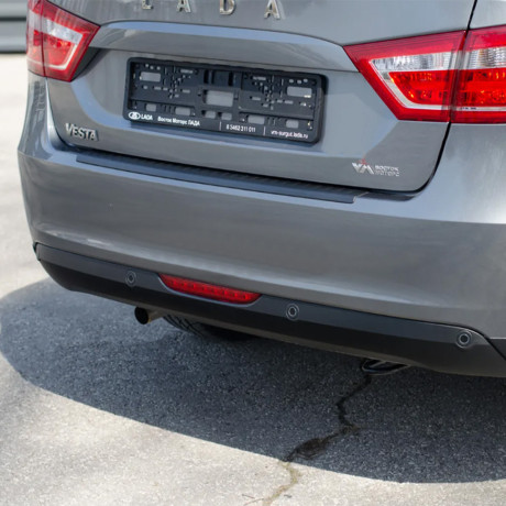 Защитная накладка на задний бампер для L@DA Vesт@, Vesт@ SW (2016-н.в.) купить недорого с доставкой в Новосибирск