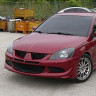 Бампер передний в стиле "EVO" для Mitsubishi Lancer IX (2003-2009) купить недорого с доставкой в Новосибирск