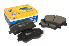 Колодки дисковые передние Hyundai Solaris IV (10-) / Kia Rio III (11-) OBERKRAFT