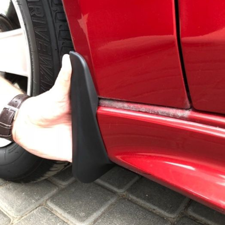 Брызговики передние для Mitsubishi Lancer 10 (2007-2016) шагрень купить недорого с доставкой в Новосибирск